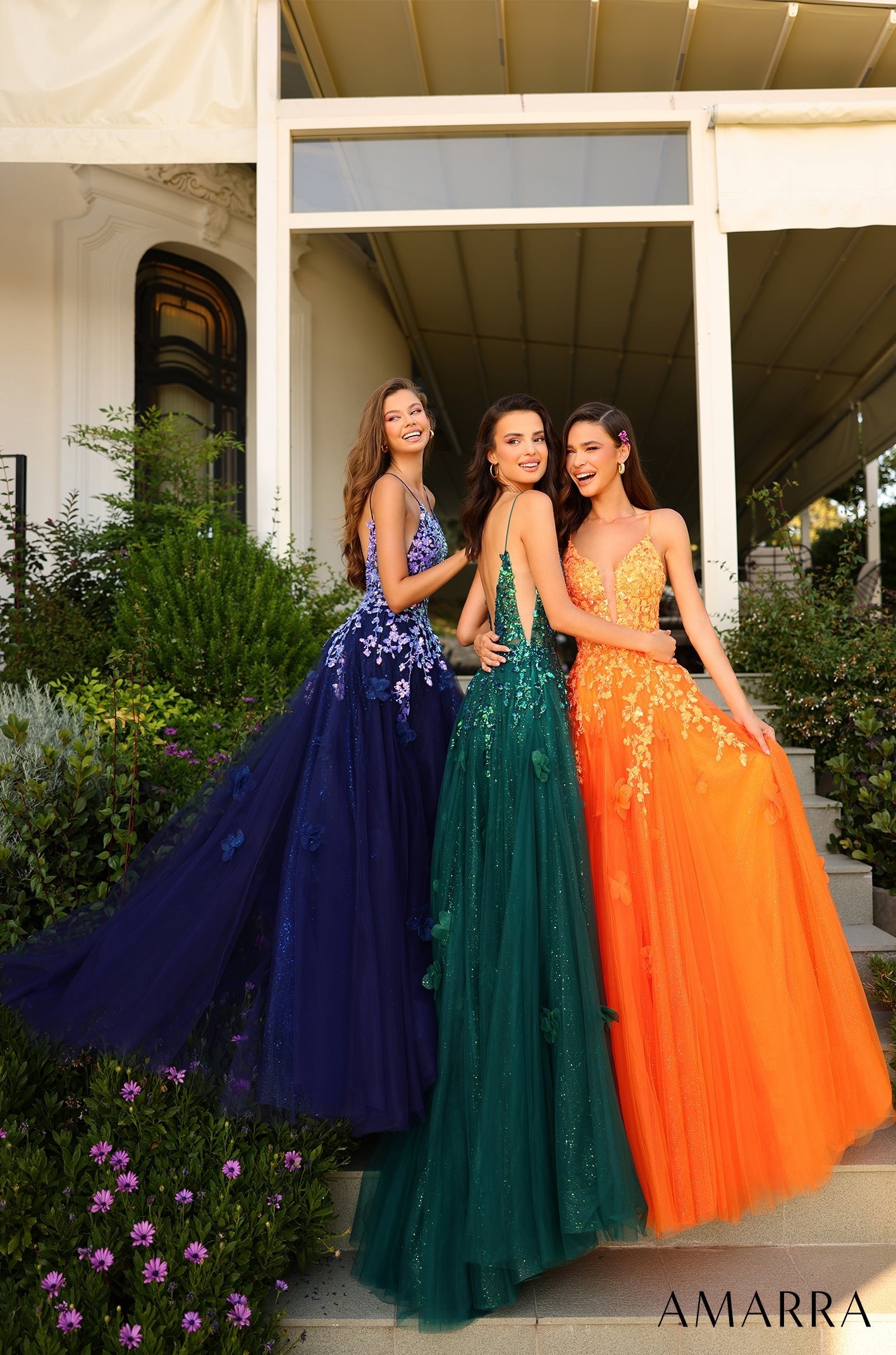 Beautiful Royal Blue Ruffles Cheap Prom Dress Beaded With Tulle Sleeves -  $130.9824 #AM79021 - SheProm.com